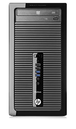 HP 400 G1 MT PC, Processore Intel Core i3 3.40 GHz, RAM 4 GB, HDD 500 GB (Ricondizionato)