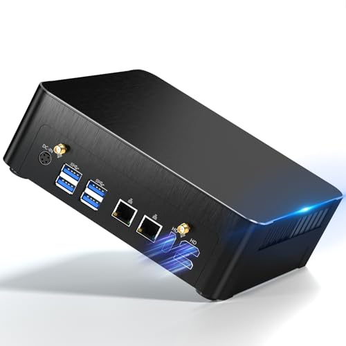 Kinupute Mini PC i9, Desktop Computer Core i9-9880H, TPM2.0, Windows 11 Pro, 32G DDR4, 1T PCIE3.0 NVME SSD, porta DP/HDMI/USB-C, 4K@60Hz, 2x2.5G RJ45 LAN, WiFi 6E/BT5.3 Supporto 4G Modul, HTPC