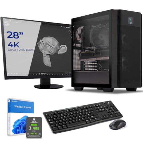 Sedatech Pack Workstation Pro • AMD Ryzen 9 7900X • RTX4090 • 64 Gb DDR5 • 2Tb SSD M.2 • Windows 11 • Monitor 28