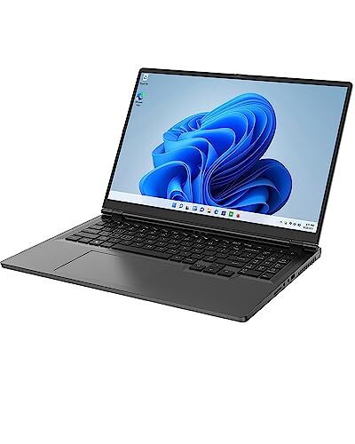 KingnovyPC 16 Inch Big Screen Gaming Laptop Windows 11 Pro, 12th Gen Intel i9 12900H NVIDIA RTX 3060 6G, 32GB DDR4 2TB NVMe, 2.5K IPS 165Hz Notebook Gamer PC Computer, WiFi6 BT5.2, Colorful Backlit Keyboard