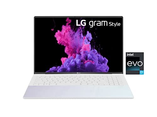 LG Gram Style 16Z90RS, Display Anti-Glare OLED 16" QHD+ 16:10, 3200x2000, Intel EVO i7-1360P, RAM 16GB DDR5, SSD 1TB, Intel Iris Xe, Batteria 80Wh, Thunderbolt4, Win11 Home, Tastiera Italiana, Bianco