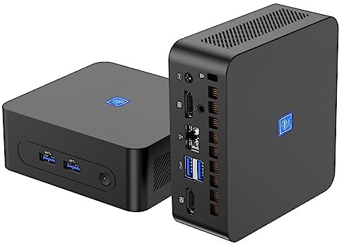 ALTOUMAN Mini PC 12th Intel Alder Lake N95((bis zu 3,40 GHz),Mini Windows 11 Pro Gaming Computer,16GB RAM 512GB M.2 NVMe SSD Desktop PC with Dual-Screen Display HDMI 2.0×2/WiFi 5/BT 4.2/USB 3.0