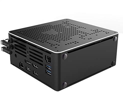 Partaker Nuc Gaming Mini PC Intel Xeon W-10885M 2 Lans Desktop Computer Windows 10 Pro/11 2xDDR4 2xNVMe 4K DP HDMI2.0 16GB Ram 512GB SSD