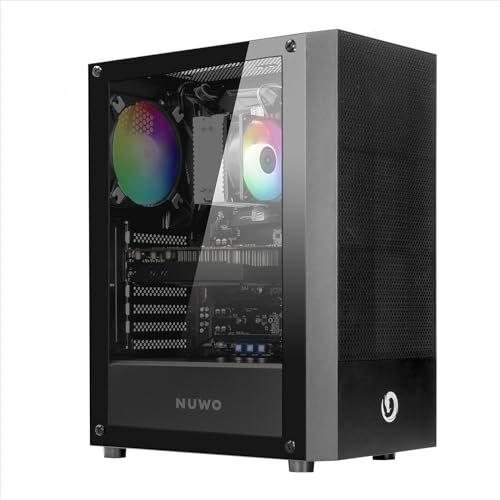 Nuwo PC Fisso Computer Desktop Intel Core i7 4790 fino a 4.0 GHz 32GB RAM Scheda Video GT 730 4GB SSD da 1TB + HDD Hard Disk 1TB USB3.0 – WLAN HDMI