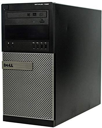 Dell PC Tour 7020 Intel Pentium G3220 RAM 8Go Disco Rigido 250Go Windows 10 Wifi (Ricondizionato)