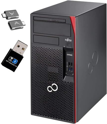 Generic Fujitsu Esprimo P75 Intel Quad Core i7 1TB SSD Hard Drive 32GB Memoria Windows 11 Pro DVD Masterizzatore Business Tower usb-c Wifi + Bluetooth GARANZIA 36 MESI (Ricondizionato)