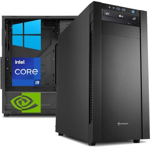 Generico PC WORKSTATION Intel i5 13600K 14 Core Ram 32 GB DDR5 SSD M.2 1 TB nVidia RTX 4060 8 GB Windows 10/11 Pro