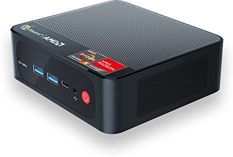 Beelink AMD Ryzen 5 5560U (6C/12T, fino a 4.0GHz), SER5 Mini Computer W11 Pro, 16G DDR4 RAM/1TB M.2 NVME SSD, Triple Displays, DMI, DP1.4, USB3.2, WiFi6, BT5.2