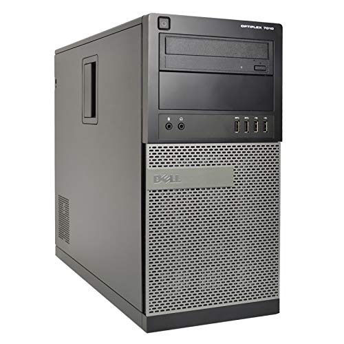 Dell PC Tower 7010 Intel Core i3-2120 RAM 16Go Hard Disk 500Go Windows 10 WiFi (Ricondizionato)