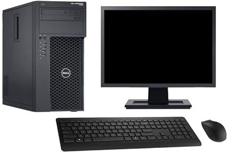 Dell PC Tower T1650 MT Schermo 22" Intel i7-3770 RAM 16GB SSD 480GB Windows 10 WiFi (ricondizionato)