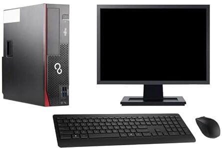 Fujitsu PC D556 DT Schermo 22" Intel Core i3-6100 RAM 16GB SSD 2TB Windows 10 WiFi (ricondizionato)