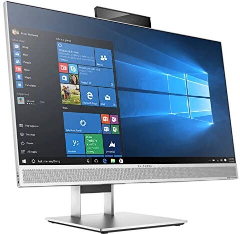 HP EliteOne 800 G4 PC Computer All-In-One Schermo 23.8" Touchscreen FULL HD Intel i5-8400 Ram 16GB SSD 480GB Webcam Windows 11 Office 2021 (Ricondizionato)