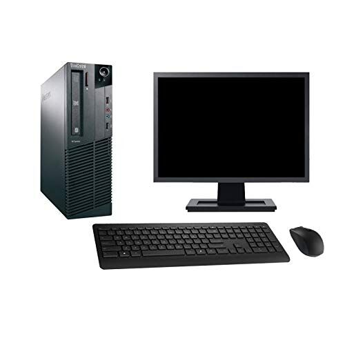 Lenovo PC M82 SFF Schermo 27" Intel i7-3770 RAM 4 GB disco 250 GB Windows 10 WiFi (rigenerato)