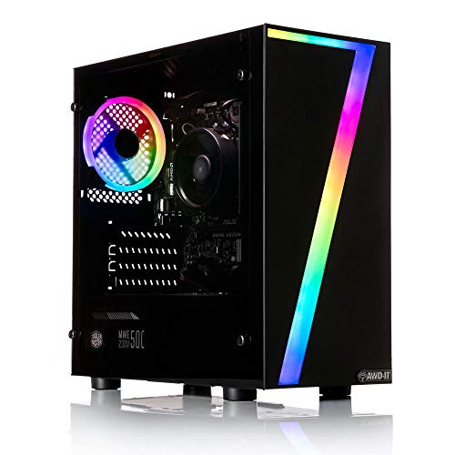 AWD-IT PC AMD A10 9700 Quad Core 3,80 Ghz • 16 GB • 1 TB • RGB • Wi-Fi • Windows 10