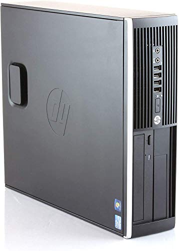 HP Elite 8300 Computer da tavolo (Intel Core i7-3770, 8 GB di RAM, hard disk 512 GB SSD, lettore DVD, Grafica 2 GB, Windows 10 Pro ES 64 Upgrade) (Ricondizionato)