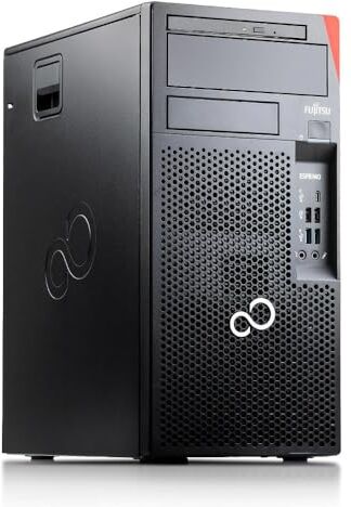 Fujitsu Esprimo P758 E85+ Intel Six Core i5 8400 512 GB SSD HDD 16 GB memoria Windows 11 Pro Tower Computer PC (ricondizionato)