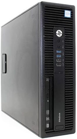 HP PC Fisso Computer Desktop  800 G2 SFF i5 6500 Seriale RS232 Windows 10 PRO Aziendale Ufficio Scheda Video Gaming Grafica editing video (GPU 4GB, 8GB RAM SSD 240GB + 1TB) (Ricondizionato)