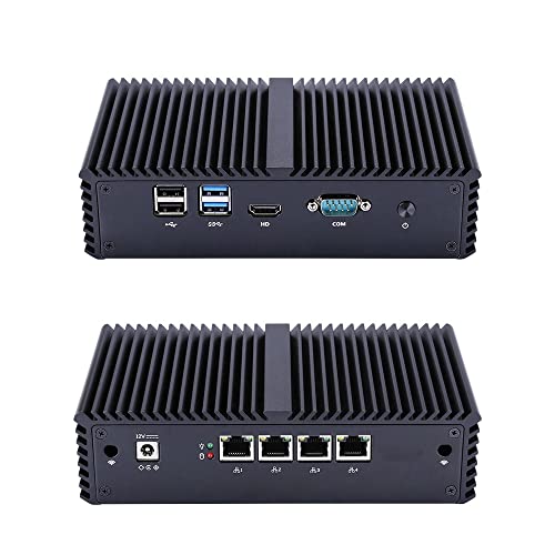 Kettop Little Router Platform -Mi4500L4 Intel Core i7-4500U Processore 1.8GHz AES-NI (4GB DDR3 RAM 16GB SSD) 4xIntel I211-AT/I210-AT LAN, Utilizzato come router/firewall/proxy 24/7