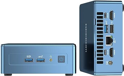 GEEKOM Mini IT13, NUC13 Intel i9-13900H Mini PC Gaming(fino a 5,4 GHz), 32GB RAM+2TB M.2 SSD Mini Computer, Windows 11 Pro   8K UHD   Wi-Fi6E   USB4