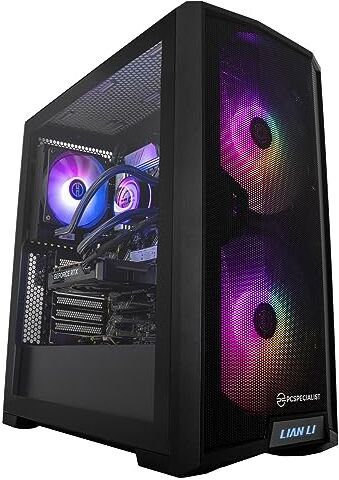 PCSpecialist Pro PC Gaming AMD Ryzen 5 5600X 3,70 GHz 6-Core, 16 GB RAM, GEFORCE RTX 4060 Ti 8 GB, 1 TB M.2 SSD, Windows 11 Home