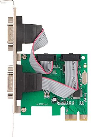 Bewinner Scheda Adattatore PCI Express RS232, Scheda Seriale PCI-E Espansione Porta Com per Computer Desktop PC Win 10 8 7 XP Vista