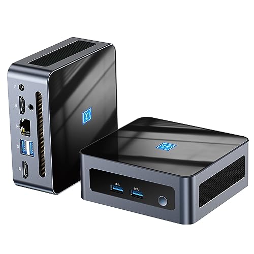 ALTOUMAN Mini PC 12th Intel Alder Lake N100(bis zu 3,70 GHz),16 GB DDR4-3200 Crucial P3 512GB M.2 PCIe Gen3 NVMe Intern SSD, Desktop PC Windows 11 Pro,4K Dual 2 HDMI/WiFi 6/BT 5.2/USB 3.0 Gaming PC