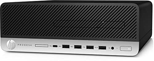 HP Desktop ProDesk 600 G3 SFF, Intel Core i5-6500, 8 GB RAM, 500 GB HDD, DVD-RW, Windows 10 Pro (ricondizionato)