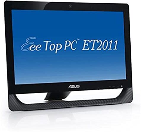 Asus ET2011EGT Desktop All-in-One da 50,8 cm (20") (Pentium Dual-Core E5700, 3 GHz, 4 GB RAM, 500 GB HDD, Win 7 HP), colore: Nero