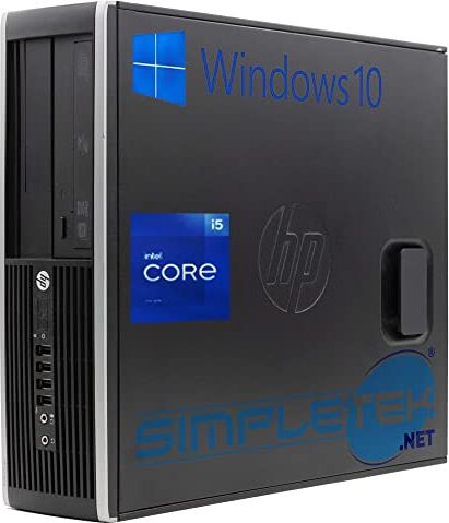 HP PC Desktop 8200 SFF Core i5 Fino 3.10GHz Windows 10 Pro 16GB RAM SSD 480GB   DVD-RW Seriale RS232 DisplayPort VGA (Ricondizionato)