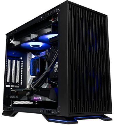 PJDIGITALSTORE s.r.l. Pc gaming intel i7 14700F, Rtx 4060 8Gb, Ram 32Gb DDr5 6000Mhz, Ssd 1000Gb Nvme, Dissipatore ad Aria ITX, Windows 11 Pro, Pc da gaming 20 core fino a 5.40Ghz BRILLIANCE i114F