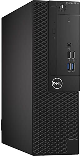 Dell PC Computer Ricondizionato  Optiplex 3050 SFF, Intel Core i5-7400, Ram 8GB DDR4, SSD 250GB M.2, DVD-ROM, HDMI, Windows 10 Professional (Ricondizionato)