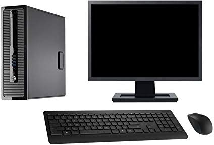 HP PC ProDesk 400 G1 SFF Schermo 27" i7-4770 RAM 8GB disco 2TB Windows 10 WiFi (rigenerato)