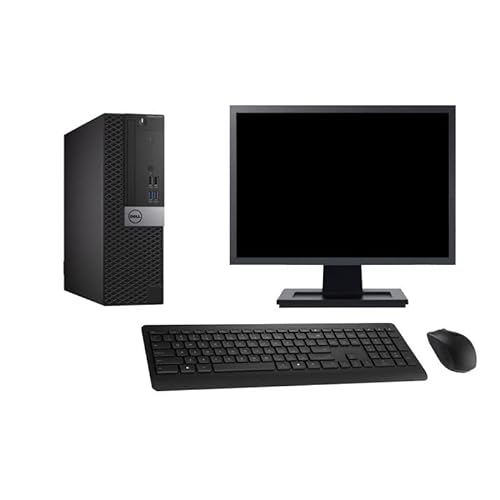 Dell PC 5050 SFF Schermo 22" i7-6700 RAM 64 GB, disco 500 GB, HDMI, Windows 10 WiFi (rigenerato)