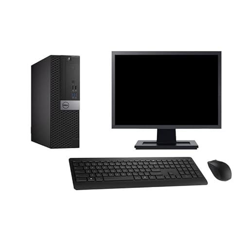 Dell PC 5050 SFF Schermo 27" Core i7-6700 RAM 64 GB, disco 2 TB, HDMI Windows 10 WiFi (rigenerato)