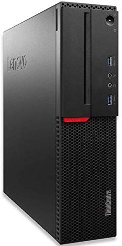 Lenovo PC Computer  ThinkCentre M800 SFF, Intel Core i5-6400, Memoria Ram 8GB DDR4, SSD 120GB, Uscite Video VGA Display Port, USB 3.0, Windows 10 Professional 64 bit (Ricondizionato)