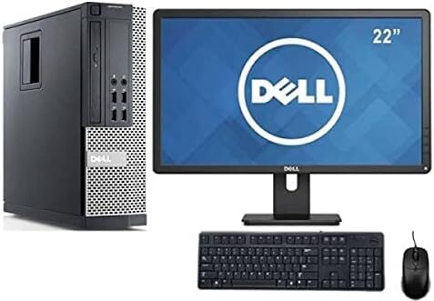 Generico POSTAZIONE 16GB RAM COMPLETA MONITOR 22'' + PC FISSO/WINDOWS 10 / DVD RW/INTEL DUAL CORE/KIT TASTIERA E MOUSE/WI-FI (Ricondizionato Certificato)