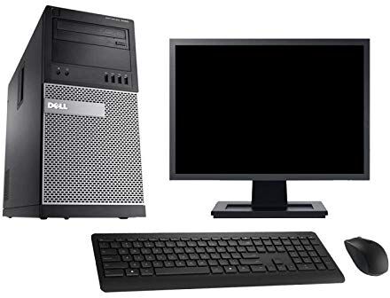 Dell PC Tour 9020, schermo da 27, Intel Core i5-4570, RAM 8 GB, SSD 120 GB, Windows 10, Wi-Fi, (Ricondizionato)