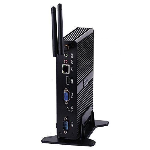 Partaker P6 Fanless Mini PC with Intel Celeron J1800 4G RAM 64G SSD Windows 10 OEM