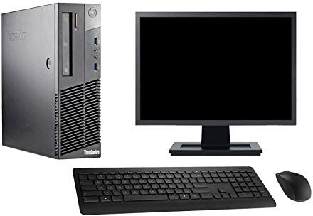 Lenovo PC M93p SFF Schermo 19" Intel i7-4790 RAM 16 GB disco 2TB Windows 10 WiFi (rigenerato)