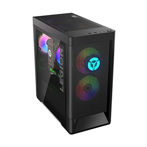 Lenovo Legion T5 Gen 7 – Computer da gaming (Intel Core i5-12400F, 16 GB RAM, 1 TB SSD, NVIDIA GeForce RTX 3060-12 GB, Windows 11 Home) Nero Tastiera QWERTY spagnola