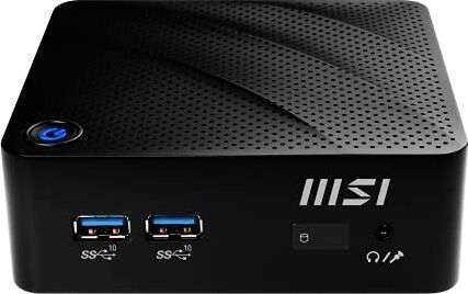 MSI Cubi N JSL-002EU Computer desktop, Windows 10 Pro, Celeron N4500 Dual Core, colore: Nero