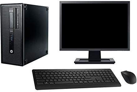 HP PC Tour Prodesk 600 G1 Schermo 27" G3220 RAM 32Go SSD 120Go Windows 10 WiFi (Riconfezionato)