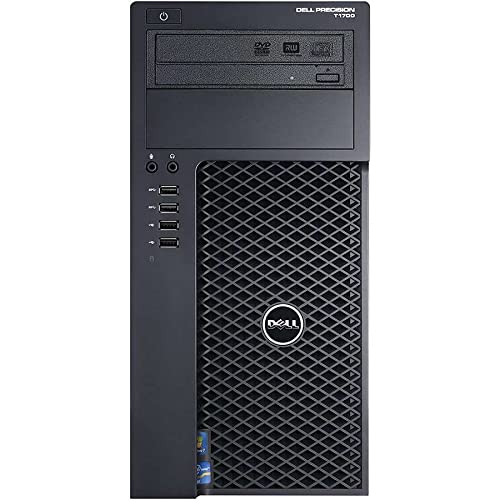 Dell Workstation  T1700 MT Intel Core i7-4790 3,60GHz 16GB Ram 240GB SSD + 500GB HDD DVDRW Win 10 Pro (Ricondizionato)
