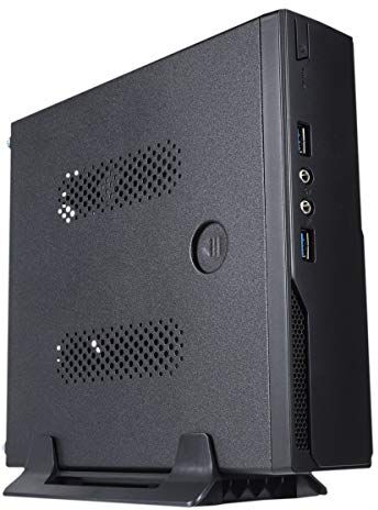 UNYKAch UK 1003 Mini-Tower Black 120 W – Computer Box (Mini-Tower, PC, Synthetic ABS, SGCC, Black, Mini-ITX, 3 cm)