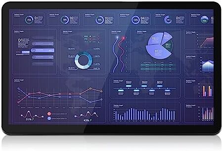 SunKol 13,3" Embedded Industrial Touch Panel PC, 16:9 Touch Screen capacitivo All-in-one, 2xUSB2.0, 2xUSB3.0, HDMI, VGA, 2xRS232, LAN (i5-3210M, 4G-DDR3 RAM 128G SSD)