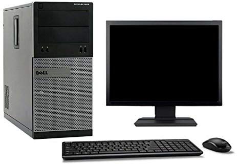 Dell PC 3010 MT Schermo 22 i5-2400, RAM 4 GB, SSD 120 GB, HDMI Windows 10 WiFi (Ricondizionato)