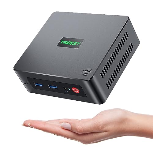 TRIGKEY Green G4 Mini PC 12a generazione Intel Alder Lake-N100, RAM DDR4 16 GB, SSD 500 GB, Dual HDMI 4K@60Hz, Display/Wi-FI 6/BT 5.2/4×USB 3.2