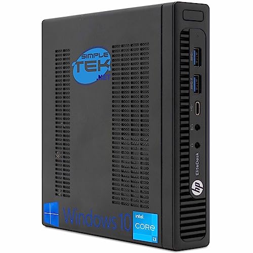 HP Mini PC EliteDesk 800 G2 USDT Core i3 3.70 GHz Windows 10 Pro   16GB RAM SSD 960 GB   USB Type-C DisplayPort Smartworking (Ricondizionato)