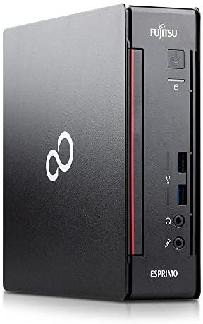 Fujitsu Esprimo Q556 PC Mini Desktop Computer CPU Intel i5-6400T, Ram 8GB DDR4, Disco SSD 240GB, Lettore DVD, WiFi integrata, Sistema Operativo Windows 10 Pro (Ricondizionato)