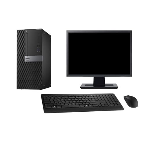 Dell PC Tour 7050 Schermo 27" Pentium G4400 RAM 64GB SSD 2TB HDMI Windows 10 WiFi (ricondizionato)